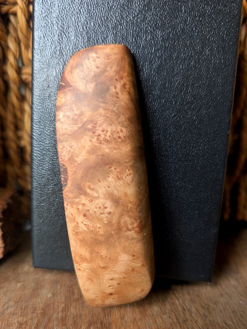 Hand Made Found Wood Comfort Chip – Deep Beech Burr With Satin Sheen