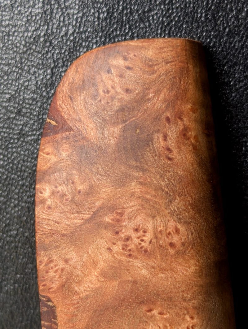 Hand Made Found Wood Comfort Chip – Deep Beech Burr With Satin Sheen