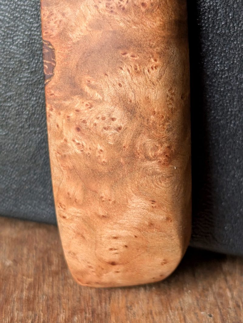 Hand Made Found Wood Comfort Chip – Deep Beech Burr With Satin Sheen