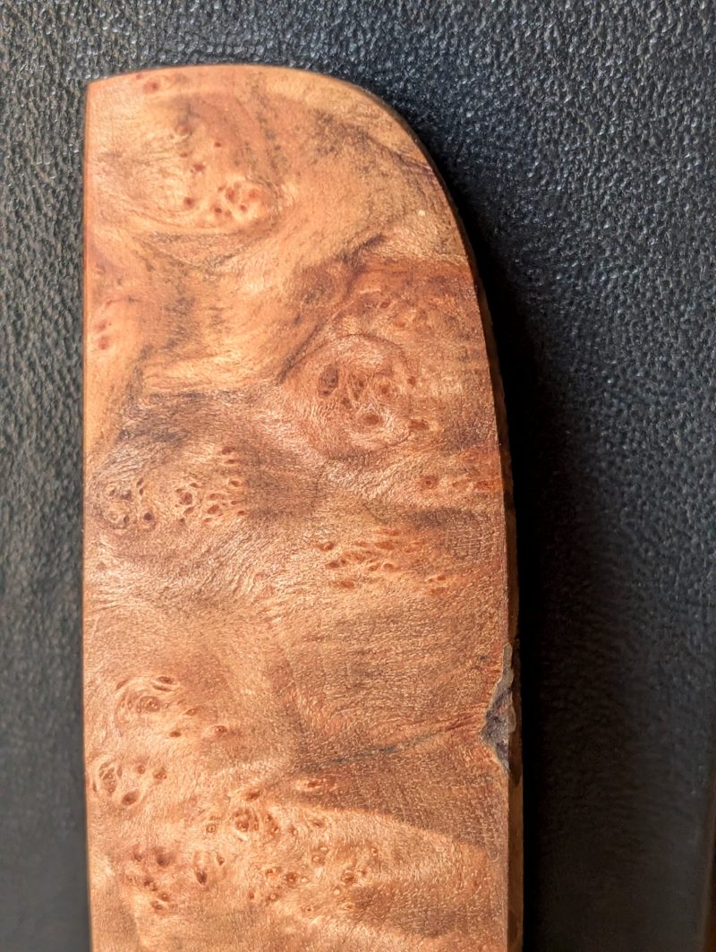 Hand Made Found Wood Comfort Chip – Deep Beech Burr With Satin Sheen