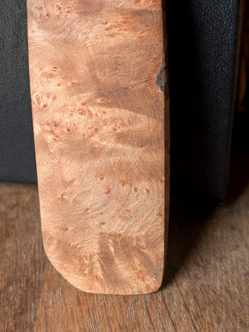 Hand Made Found Wood Comfort Chip – Deep Beech Burr With Satin Sheen