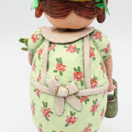 Handmade Paper Clay Art Doll Agnes, 23cm Tall with Movable Head