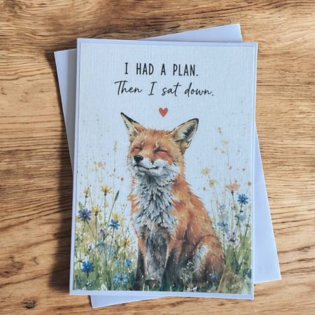 Funny Watercolour Style Animal Cards Set of 4 | Humorous Adult Greeting Cards