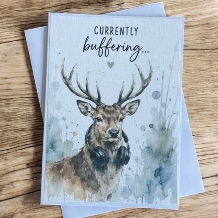 Funny Watercolour Style Animal Cards Set of 4 | Humorous Adult Greeting Cards