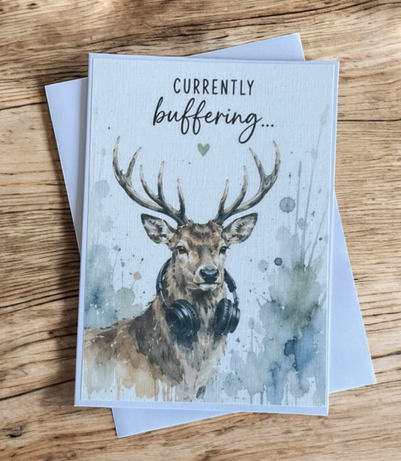 Funny Watercolour Style Animal Cards Set of 4 | Humorous Adult Greeting Cards