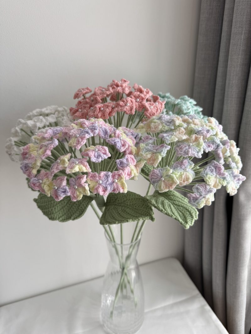 Handmade crochet hydrangeas , 1 Extra Large hydrangeas,Home decor