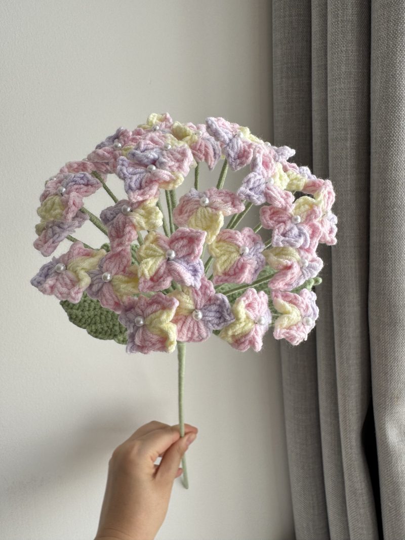 Handmade crochet hydrangeas , 1 Extra Large hydrangeas,Home decor