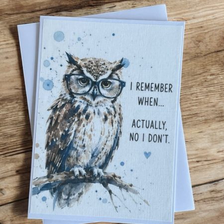 Set of Four Funny Watercolour Style Greeting Cards | Cosy Adult Humour Cards | Contemporary Lifestyle Cards | Blank Inside