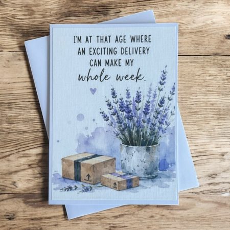 Set of Four Funny Watercolour Style Greeting Cards | Cosy Adult Humour Cards | Contemporary Lifestyle Cards | Blank Inside