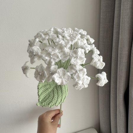 Handmade crochet hydrangeas , 1 Extra Large hydrangeas,Home decor
