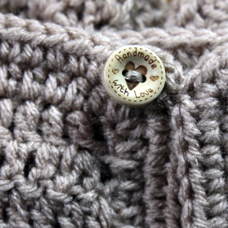 Handmade Crochet Newborn Cardigan, Colour Choices