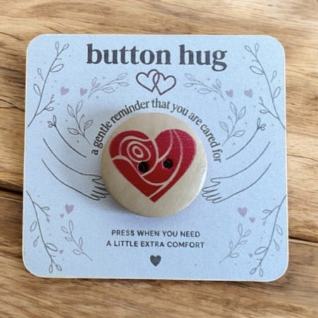 Button Hug Gift Bag. Pocket Hug Gift. Exams Gift. Stress Relief Token.