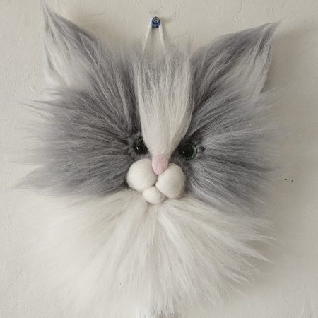 macrame cat head