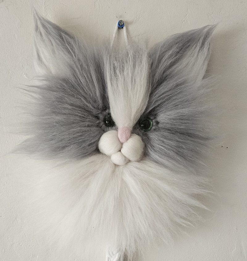 macrame cat head