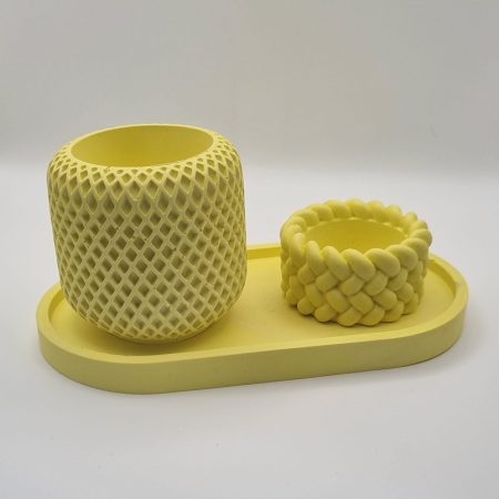 Honeycomb Tray and Pot Set