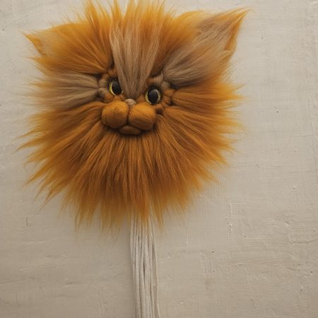 macrame cat head