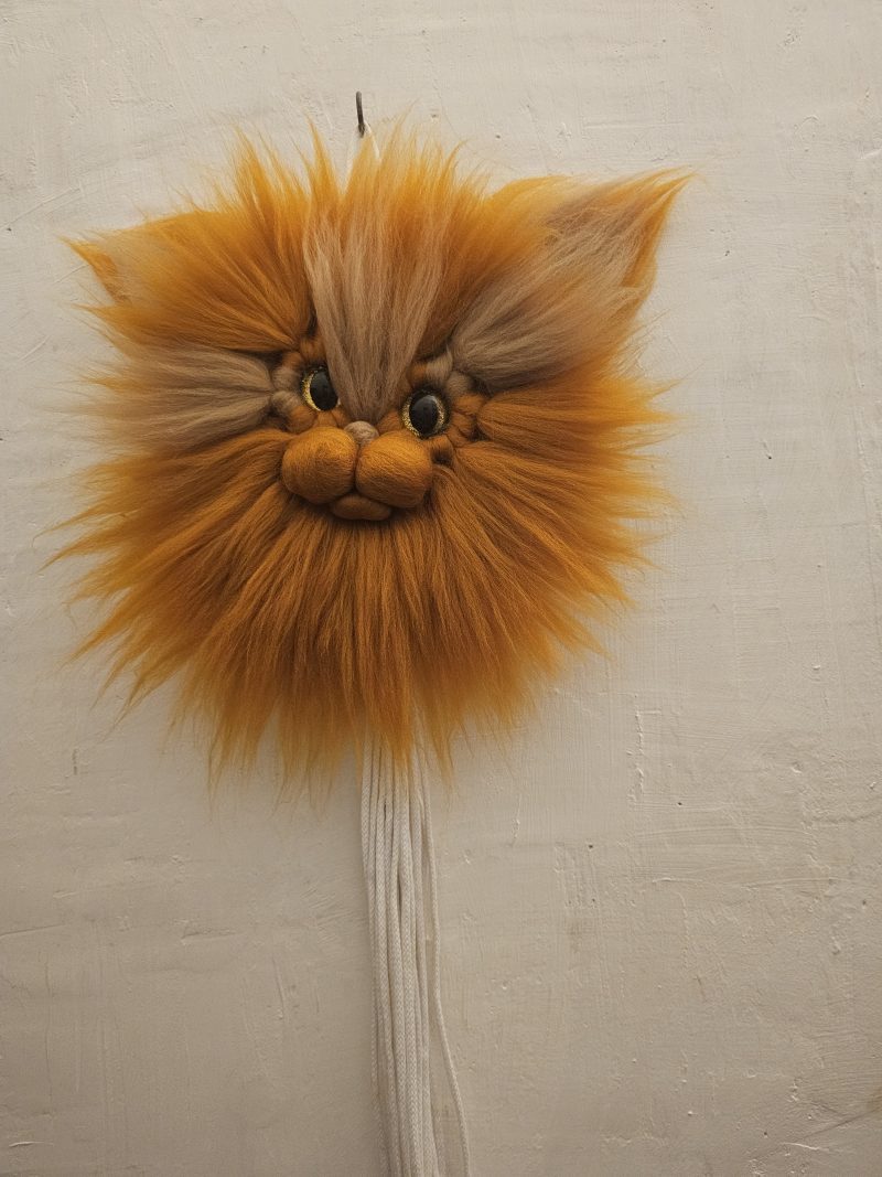 macrame cat head