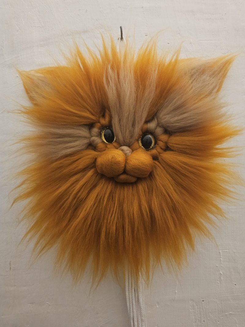 macrame cat head