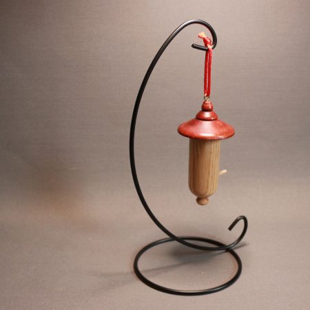 Decorative Hanging Bird Box in Ash