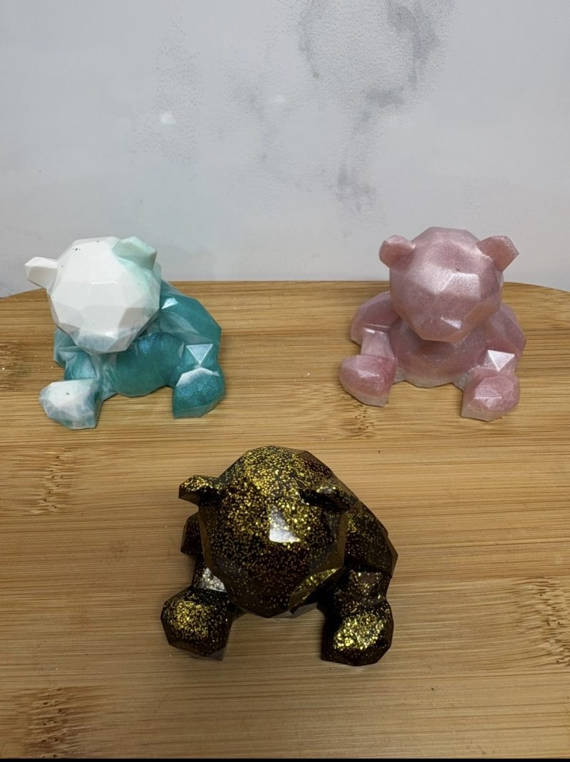 Sitting bear mixed colour