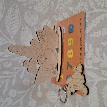 Paint your Own Unicorns, Personalised Individual Party Packs, Paintable Wood Figures
