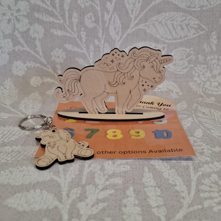 Paint your Own Unicorns, Personalised Individual Party Packs, Paintable Wood Figures