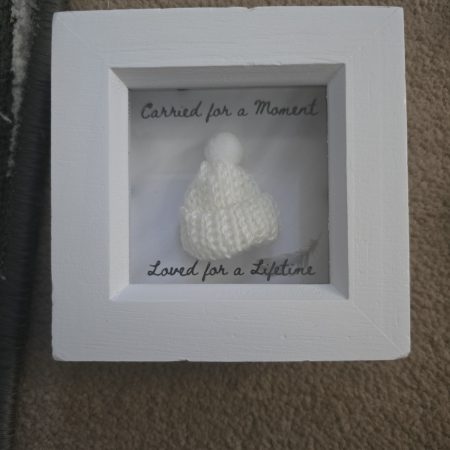 Rememberence White wooden frame