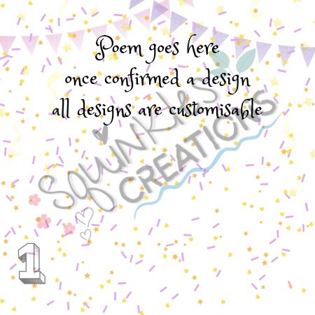 Birthday Poem Pebble Art