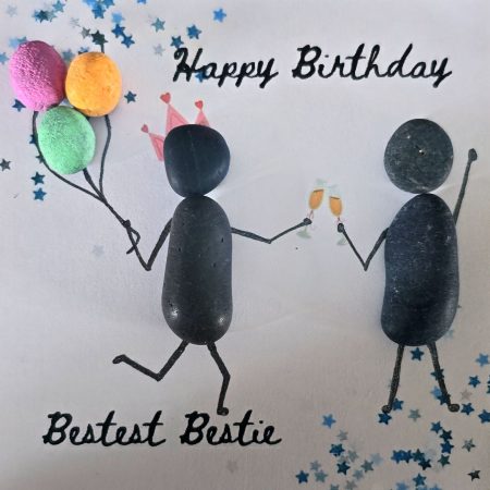 Birthday Poem Pebble Art