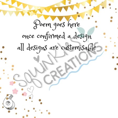 Birthday Poem Pebble Art