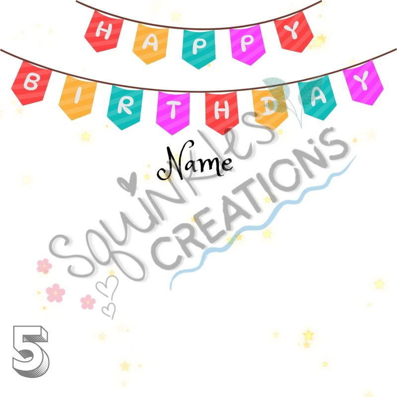 Birthday Poem Pebble Art