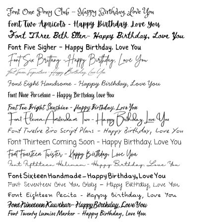 Birthday Poem Pebble Art