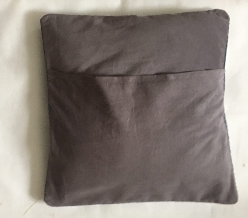Decorative Bargello needlepoint cushion