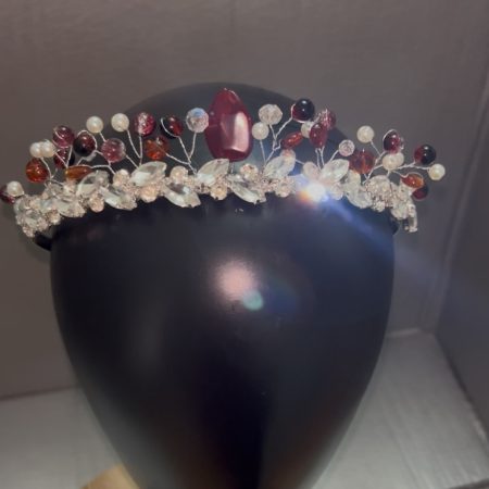 Handmade beaded tiara