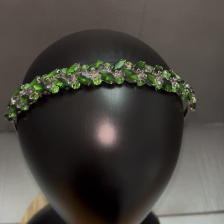 Green sparkly headband