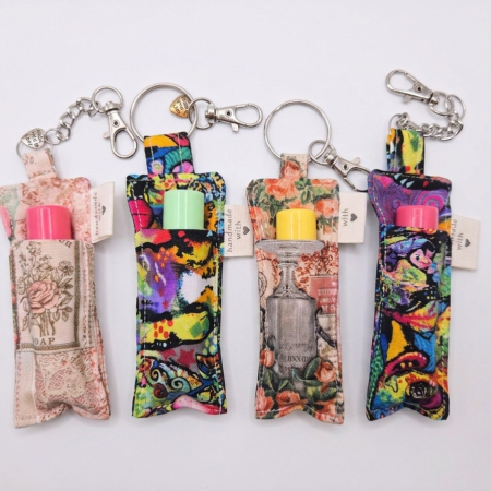Lip balm key ring