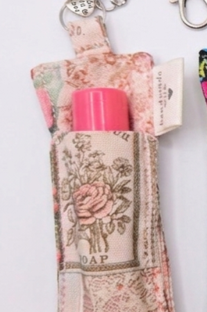 Lip balm key ring