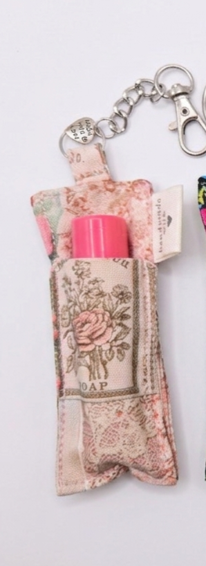 Lip balm key ring