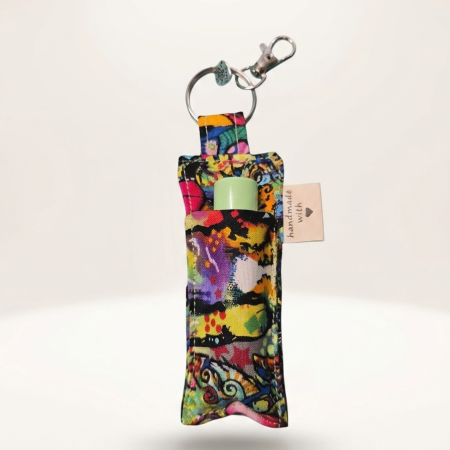 Lip balm key ring