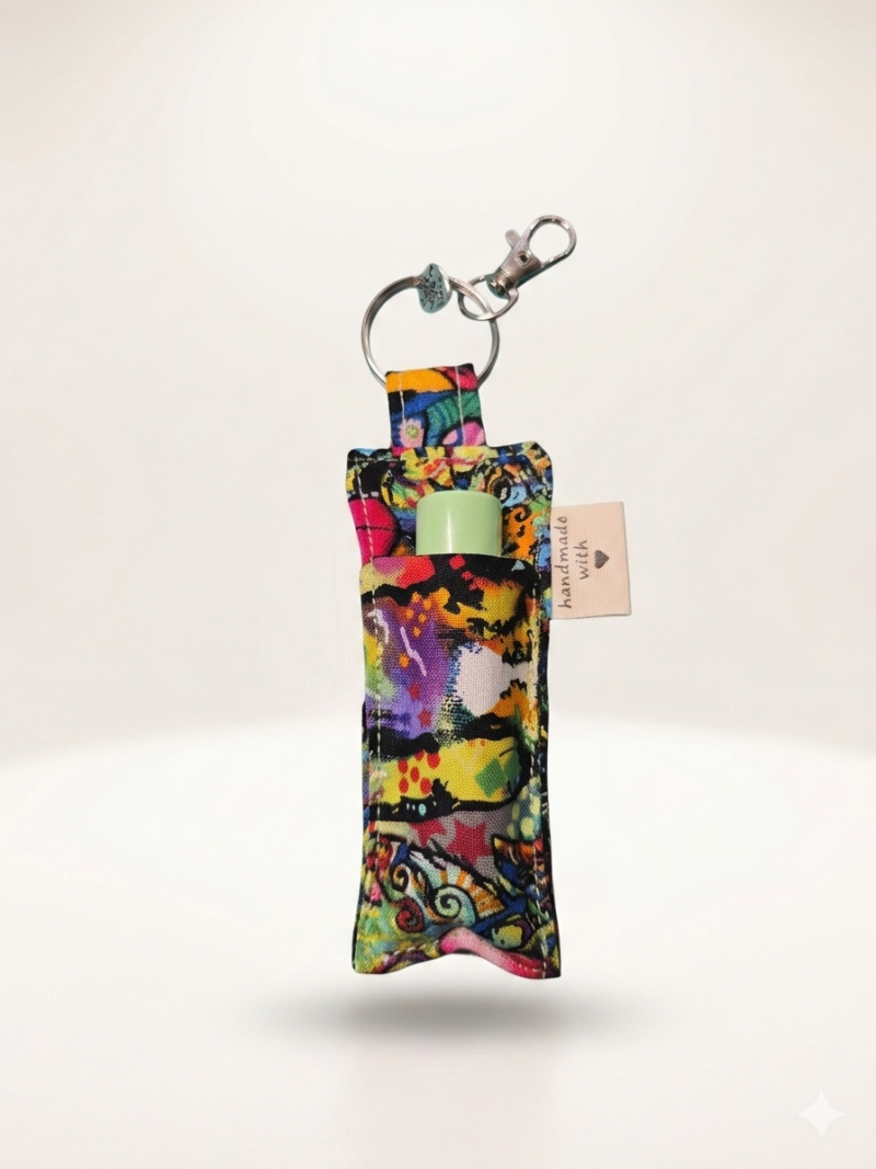 Lip balm key ring
