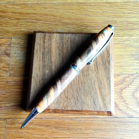 Hand Turned Segmented Comfort Twist Pen