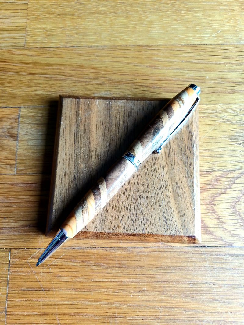 Hand Turned Segmented Comfort Twist Pen
