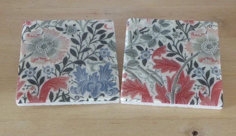 Marble Coasters - William Morris Designs