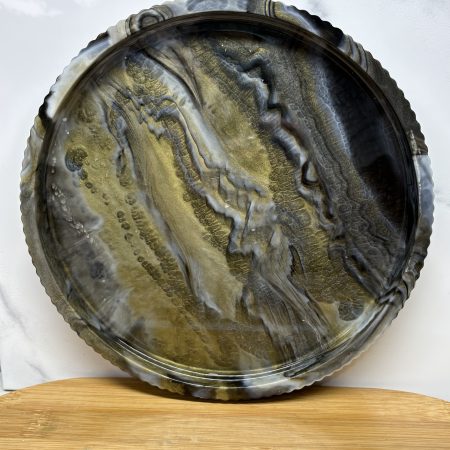 Table Tray and Rose Trinket Home Decor Set