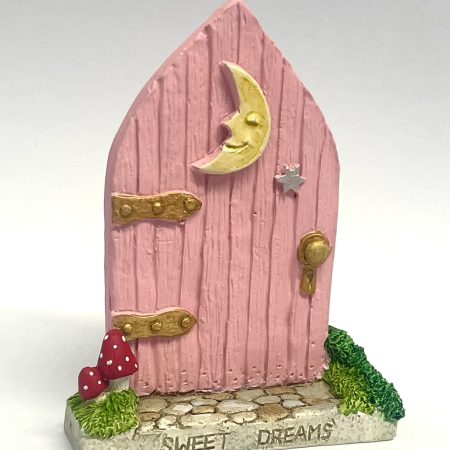 ‘Sweet Dreams’ (Pink) Hand Painted Fairy Door