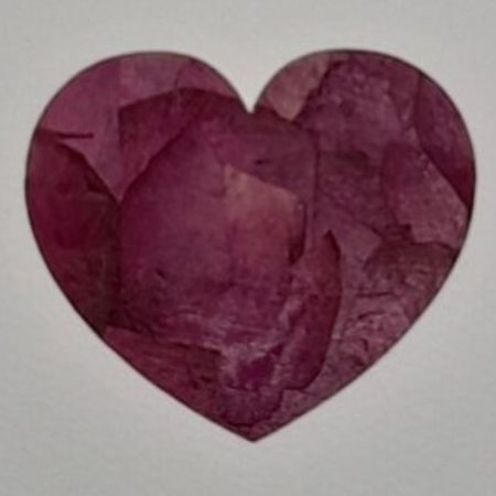Handmade Heart picture - decoupaged dried Rose petals in a 10cm frame