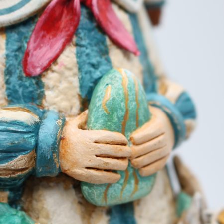 Handmade Coralie Tidepocket Art Doll from paper clay.