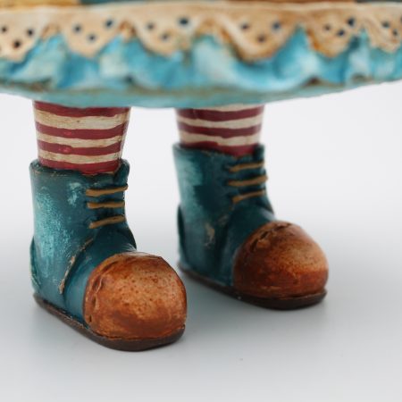Handmade Coralie Tidepocket Art Doll from paper clay.