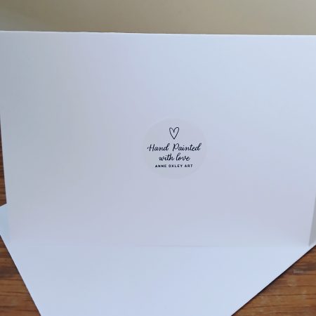 Handpainted Kingfisher Watercolour Greetings Card with Envelope