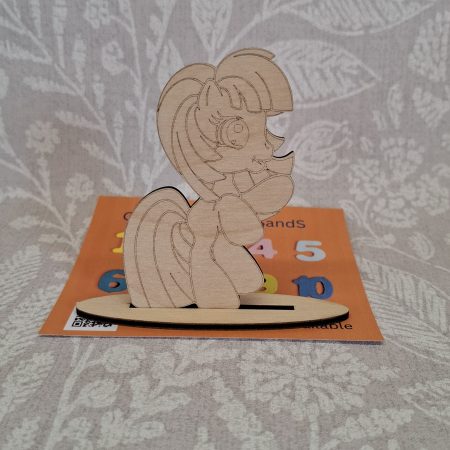 Paint your Own Cute Pony, Personalised Individual Party Packs, Paintable Wood Figures